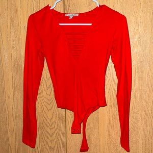 Express Red Bodysuit